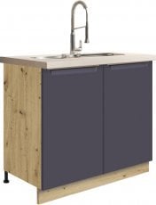 Omara za umivalnik Glamour Gla 13D 90 - modra