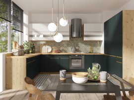 Fadome - Visoka omara za pečico Glamour Gla 20D 60 - zelena