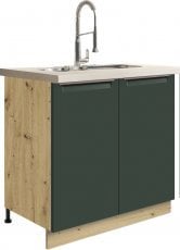 Omara za umivalnik Glamour Gla 12D 80 - zelena