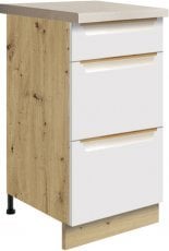 Spodnja omarica s predali Glamour Gla 8D 40 - bela