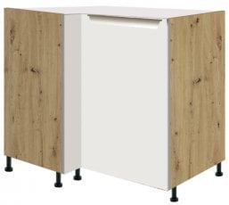 Kotna omara desna Glamour Gla 14D 100x70 - bela