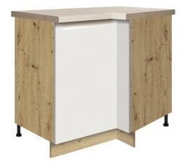 Kotna omara leva Glamour Gla 15D 100x70 - bela