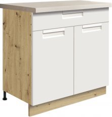 Spodnja dvovratna omarica Pocket Poc 6D 80