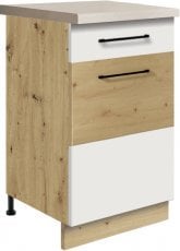 Spodnja ozka omarica Infinity Inf 3D 45 - bela