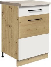 Spodnja ozka omarica Infinity Inf 4D 50 - bela