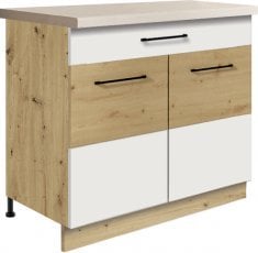 Spodnja dvovratna omarica Infinity Inf 7D 90 - bela