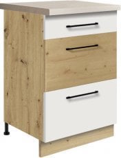 Spodnja dvovratna omarica Infinity Inf 9D 50 - bela