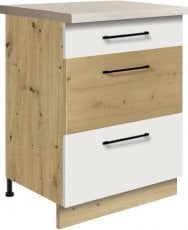 Spodnja dvovratna omarica Infinity Inf 10D 60 - bela