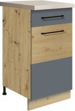 Spodnja ozka omarica Infinity 2D 40 - siva