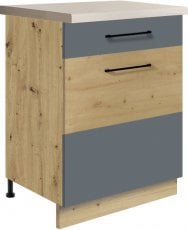 Spodnja ozka omarica Infinity 5D 60 - siva