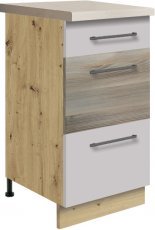 Spodnja omarica s predali Infinity 8D 40 - latte