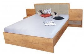 Postelja Effect EF3L - 160x200 cm - hrast lancelot