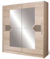 Garderobnа omara z drsnimi vrati Dome DO4-20 - hrast sonoma