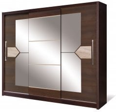 Garderobnа omara z drsnimi vrati Dome DO2-24 - bor laredo 