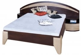 Postelja Dome DL1-1 - 160x200 cm brez omaric - bor laredo 