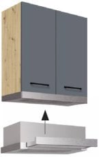 Stenska omara za napo Viva 37G 60 - siva