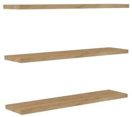 Komplet polic (3 kosi) za garderobno omaro - hrast artisan