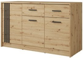 Komoda Canada CD-4 - artisan/črna