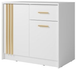 Komoda Canada CY-25 - bela/zlata