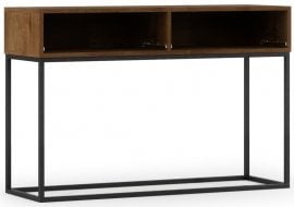 Konzolna miza Avorio - hrast artisan/črna sijaj