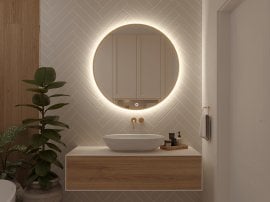 LED Ogledalo Gerbinie A - 60x60cm