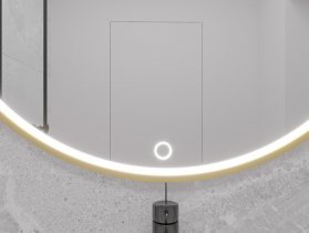 Eltap - loft - LED Ogledalo Gerbinie L - 80x80cm