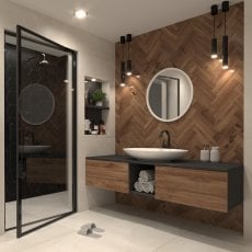 Ogledalo Grace 60 cm - belo