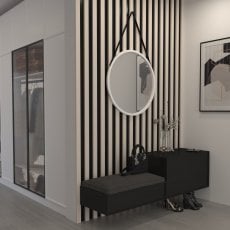 Ogledalo Grace na pasu 60 cm - belo