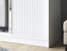 Eltap - loft - Garderobna omara z drsnimi vrati Biancco II z ogledalom - 120 cm