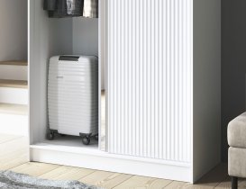 Eltap - loft - Garderobna omara z drsnimi vrati Biancco II z ogledalom - 120 cm