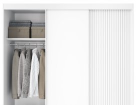 Eltap - loft - Garderobna omara z drsnimi vrati Biancco III - 180 cm