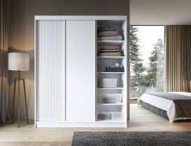 Eltap - loft - Garderobna omara z drsnimi vrati Biancco III - 180 cm
