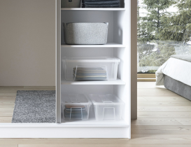 Eltap - loft - Garderobna omara z drsnimi vrati Biancco III z ogledalom - 180 cm