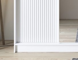Eltap - loft - Garderobna omara z drsnimi vrati Biancco III z ogledalom - 180 cm