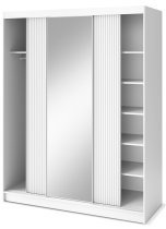 Eltap - loft - Garderobna omara z drsnimi vrati Biancco III z ogledalom - 180 cm