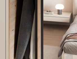 Eltap - loft - Garderobna omara z drsnimi vrati Emerio II - 120 cm