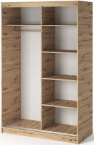 Eltap - loft - Garderobna omara z drsnimi vrati Emerio II - 120 cm
