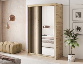Eltap - loft - Garderobna omara z drsnimi vrati Emerio II - 120 cm
