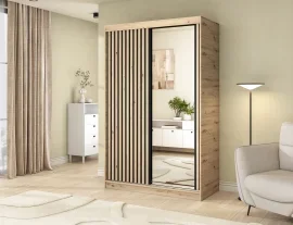 Garderobna omara z drsnimi vrati Emerio II - 120 cm