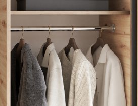 Eltap - loft - Garderobna omara z drsnimi vrati Emerio II - 120 cm