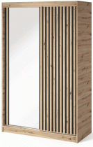 Eltap - loft - Garderobna omara z drsnimi vrati Emerio II - 120 cm