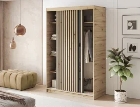 Eltap - loft - Garderobna omara z drsnimi vrati Emerio II - 120 cm