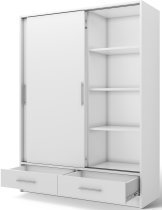Eltap - loft - Garderobna omara z drsnimi vrati Estantte II - 150 cm - bela