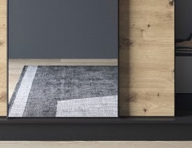 Eltap - loft - Garderobna omara z drsnimi vrati Esville III z ogledalom - 180 cm