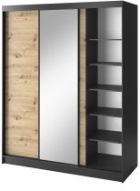 Eltap - loft - Garderobna omara z drsnimi vrati Esville III z ogledalom - 180 cm