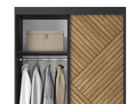 Eltap - loft - Garderobna omara z drsnimi vrati Marrphy II - 120 cm