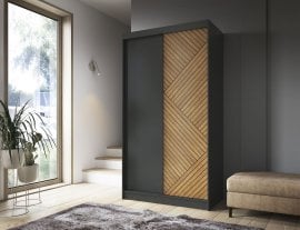 Garderobna omara z drsnimi vrati Marrphy II - 120 cm