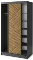 Eltap - loft - Garderobna omara z drsnimi vrati Marrphy II - 120 cm
