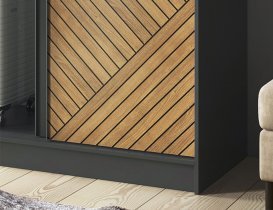 Eltap - loft - Garderobna omara z drsnimi vrati Marrphy II - 120 cm