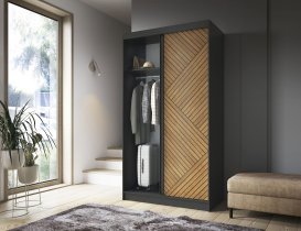 Eltap - loft - Garderobna omara z drsnimi vrati Marrphy II - 120 cm